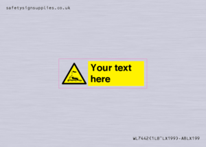 Custom Warning wind over tide conditions